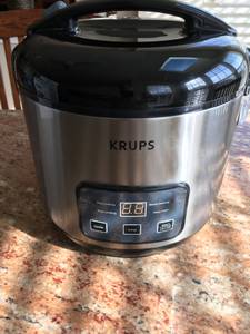 Krups Automatic Rice Cooker 3.21, 10 cup, excellent condition (Blue Bell)