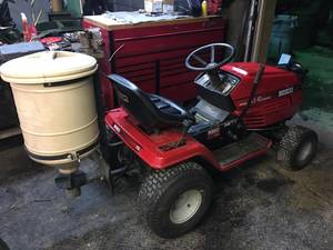 Huskee Lawn Tractor With Salt Spreader! (Phoenixville)