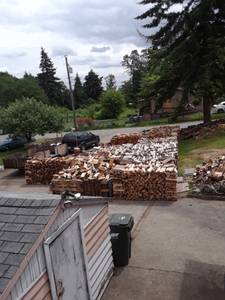 Dry and split Firewood for sale (22844 military road South Seatac wa)