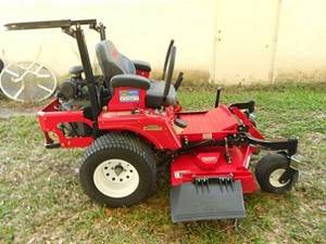 maintained zero turn lawn mower Red