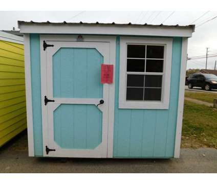 6x8 Painted Garden Shed