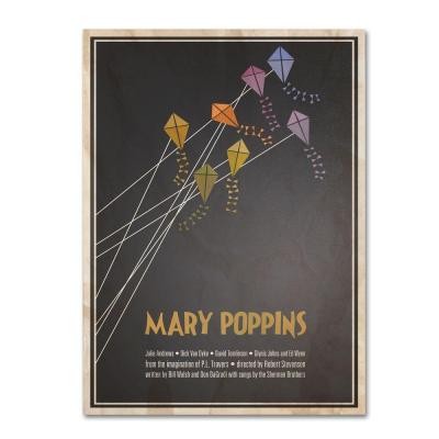 Trademark Fine Art 16 in. x 24 in. Mary Poppins Canvas Art