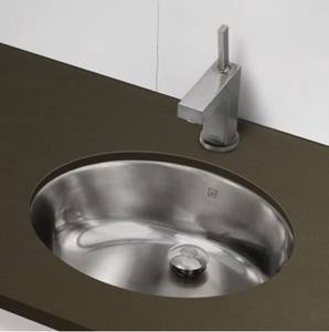 New Decolav stainless bathroom sink plus umbrella drain (Issaquah Highlands)