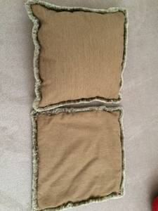 King - sheet set/Euro Pillow Shams/Bed Skirt - burlap looking material