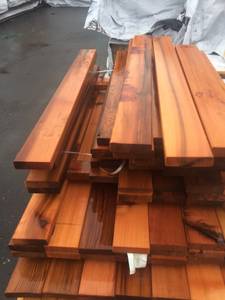 Clear old growth cedar bargains (Mill Outlet Lumber Tacoma)