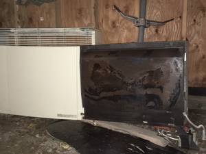 propane wall mounted heater (E. Multnomah Co)