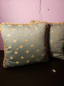Blue & Gold Pillows (Naperville)