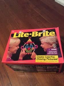 Vintage Milton Bradley Lite Brite, Pegs, Sheets: 1993 - 1994 (Graham, NC)