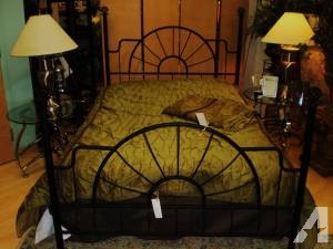Full Size Black Metal Bed and Sert Mattress Set - $299 (Classic Home Decor