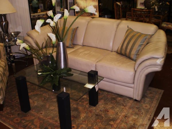 Leather Sofa-NOW - $499 (Classic Home Decor Consignment, Pelham)