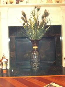 VASES-PEACOCK, ACADIANA Wine OR SAGE with Arrangement starting at (North