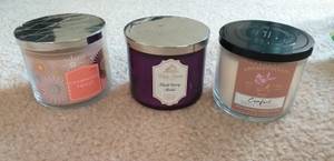 Bath & Body Works 3-Wick Candle ( $10 for three candles) (Columbus)