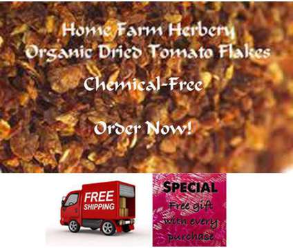 Sun Dried Tomato Flakes, Order now, FREE shipping & a free gift also