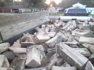 Split Firewood for sale! ''12