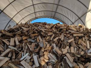Firewood for 2 year seasoned barn dried Maple oak fir mix $350 a cord (Free