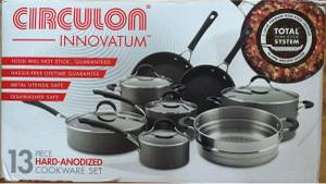 Circulon innovatum 13 pcs hard-anodized cookware set