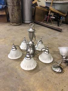 For sale 2 chandeliers (Galesburg)