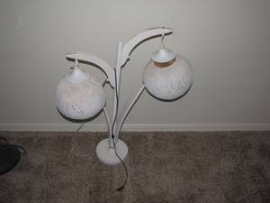 White Table Top Lamp (4357 E. Winchester Rd.)
