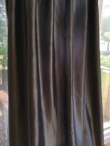 Gray taffeta-style curtains (Gambrills)