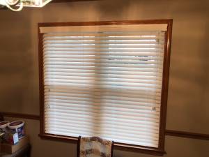 New wood blinds (Olive branch)