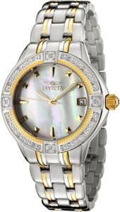 Invicta Women's 0267 II Collection Diamond Accented Two-Tone Stainless (East