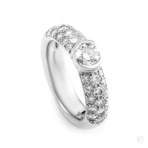 Tiffany & Co. Tiffany & Co. Etoile Platinum & Diamond Engagement Ring