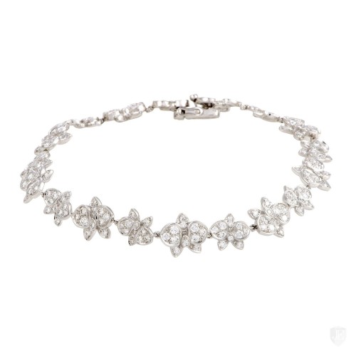Cartier Cartier Caresse d'Orchidees 18K White Gold Diamond Bracelet