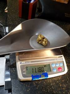 11.18ozt Gold Nugget! Lots of Character (Fairbanks)