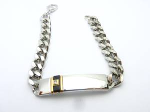 Dolan Bullock Designer Sterling Silver, Diamond, Onyx 14kt Bracelet (nyc macys)