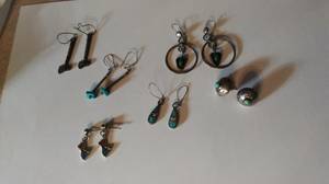 Turquoise Earrings / Pendants (San Angelo, TX)