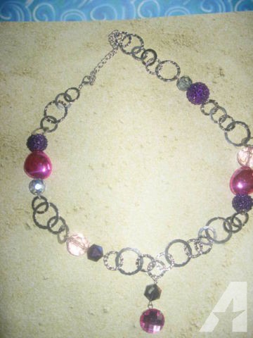Handmade Asymetrical Bright Necklace