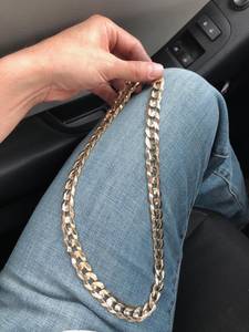136 gram 14k gold chain necklace