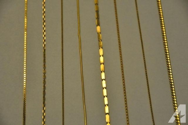 14K Solid Gold Necklaces Men & Women