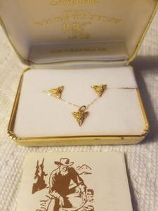 Black hills gold/ necklace earrings (Okc)