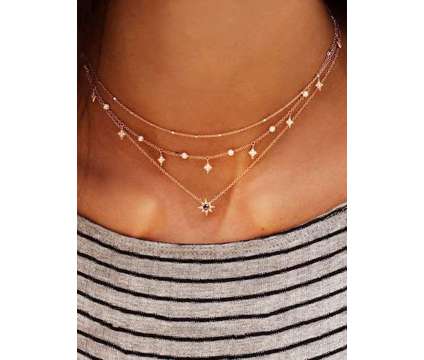 New Star Charmed Layer Necklace