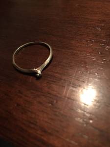 Antique 14K White Gold Diamond Engagement Ring (Amherst)