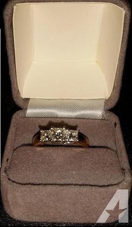 Beautiful Past, Present & Future Diamond Engagement/Anniversary Ring*