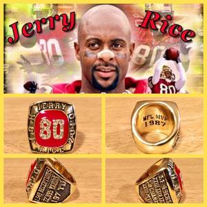 San Francisco 49ers Jerry Rice HOF Induction Ring Size 11-Replica