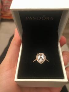 Rose Gold Pandora Ring