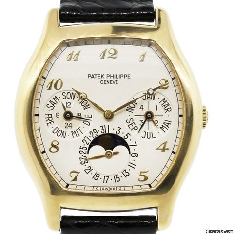 Patek Philippe 5040J 18k Gold Perpetual Calendar Watch