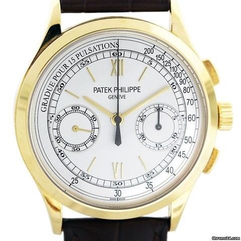 Patek Philippe 5170J Chronograph 18k Gold Mens Watch