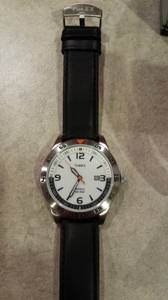 Timex watch. Brand new. Leather band. (Wells)