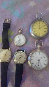 Wrist and pocket watches wanted