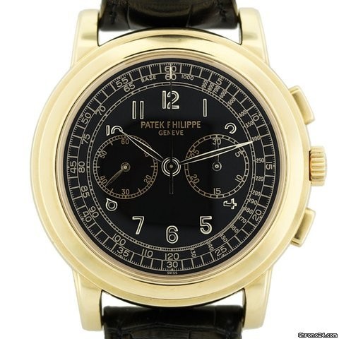Patek Philippe 5070J Chronograph 18k Gold Mens Watch