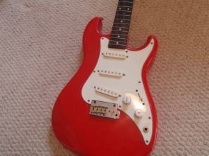 1980s Fender Squier Bullet Electric Guitar E704811 (Southampton/Bucks County Pa.