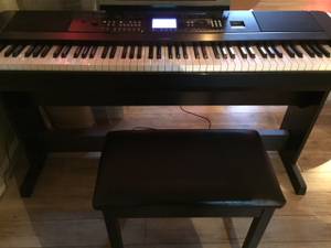 Yamaha DGX-650 88Key Graded Hammer Action Digital Piano w/ Pedal&Stand
