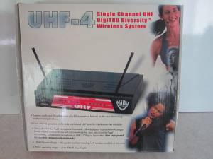 Nady UHF-4 Wireless Lapel Mic System (New London)