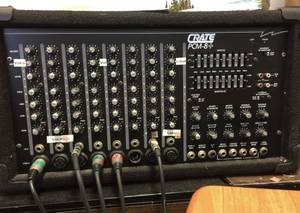 Crate 8 channel amp & speakers (Lexington, SC)