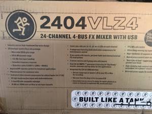 Mackie 2404VLZ4 24-channel mixer (East El Paso)