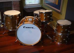 Vintage Early 70's Camco Aristocrat four piece drum kit (Bucks County, PA)